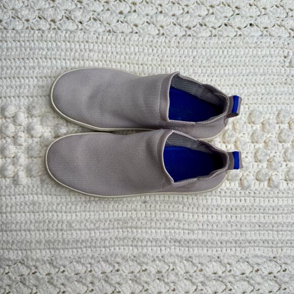 ROTHY'S Women's Size 6.5 Chelsea Boot Shoes Lilac Gray Slip On High Top Sneaker - Picture 3 of 14